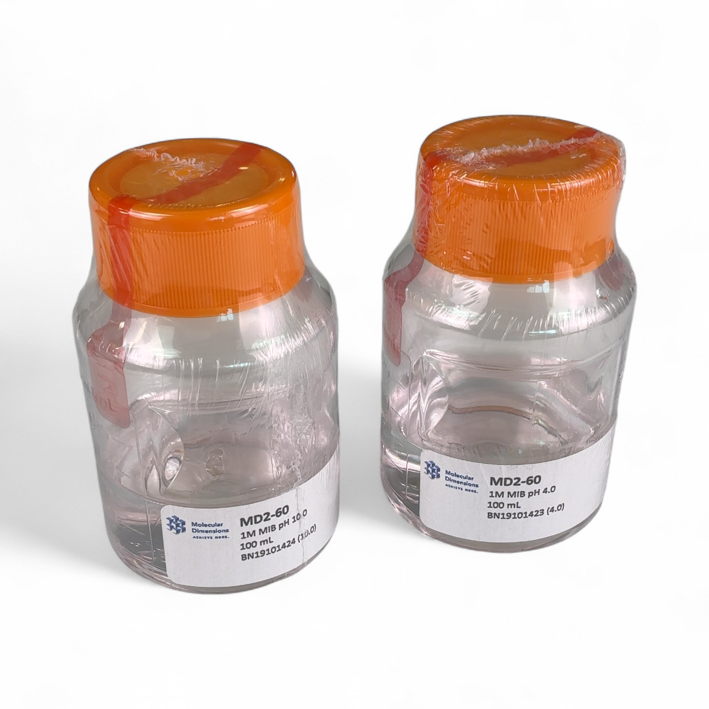 Molecular Dimensions 1M MIB pH 4.0 & pH 10.0 MD2-60 100mL/Bottle Lab Buffer (BO!) | Ships Fast from Mr. Scientific - Image 1