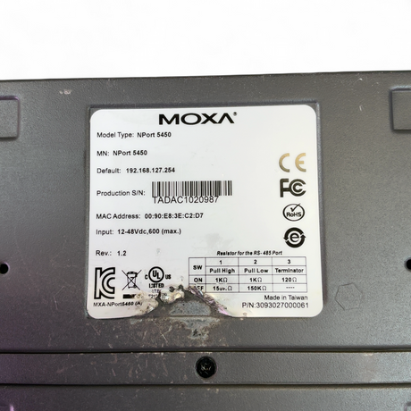 MOXA NPort 4-port RS-232/422/485 Serial Device Server 5450 (Best Offer!) | Ships Fast from Mr. Scientific - Image 17