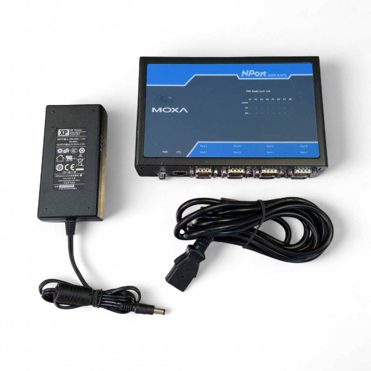 MOXA NPort Desktop 8-Port Serial Device Server 5650-8-DTL (BO!) | Mr. Scientific - Image 3