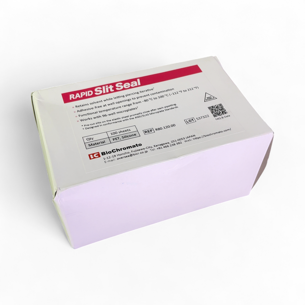 Nacalai BioChromato 96-Well RAPID Slit Seal (≤100 sheets/box), Self-Closing Seal | Order Direct and Save - Image 1