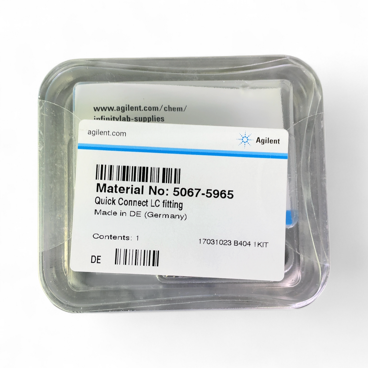 NEW Agilent InfinityLab Quick Connect LC Fitting 5067-5965 (Best Offer!) | Order Direct and Save - Image 2
