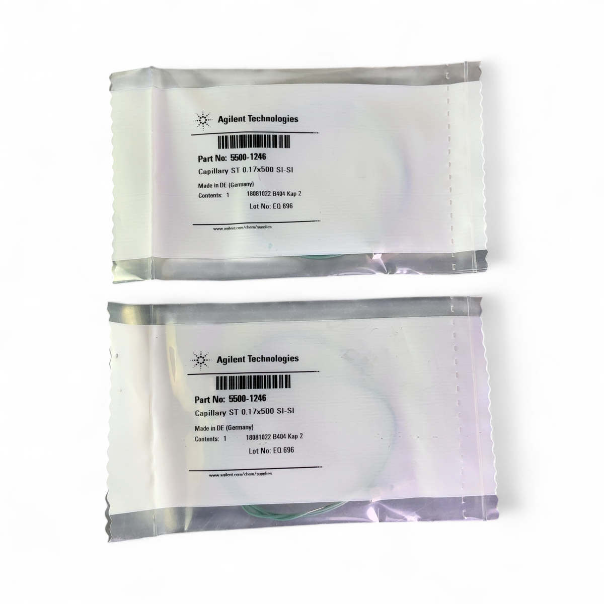 NEW Agilent Technologies Capillary ST 0.17x500 SI-SI 5500-1246 - Lot of 2x | Order Direct and Save - Image 2