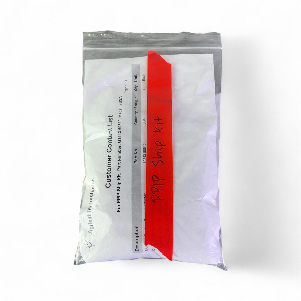 NEW Agilent Technologies PPIP Ship Kit - Gas Chromatography Parts Kit G1543-60510 | Ships Fast from Mr. Scientific - Image 13