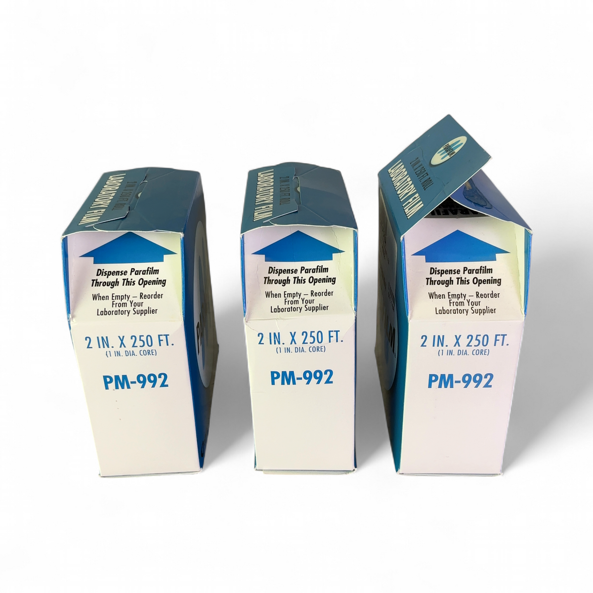 NEW Amcor 3x 2”x250ft Parafilm M Rolls PM-992; 3x Rolls of Laboratory Film | Ships Fast from Mr. Scientific - Image 2