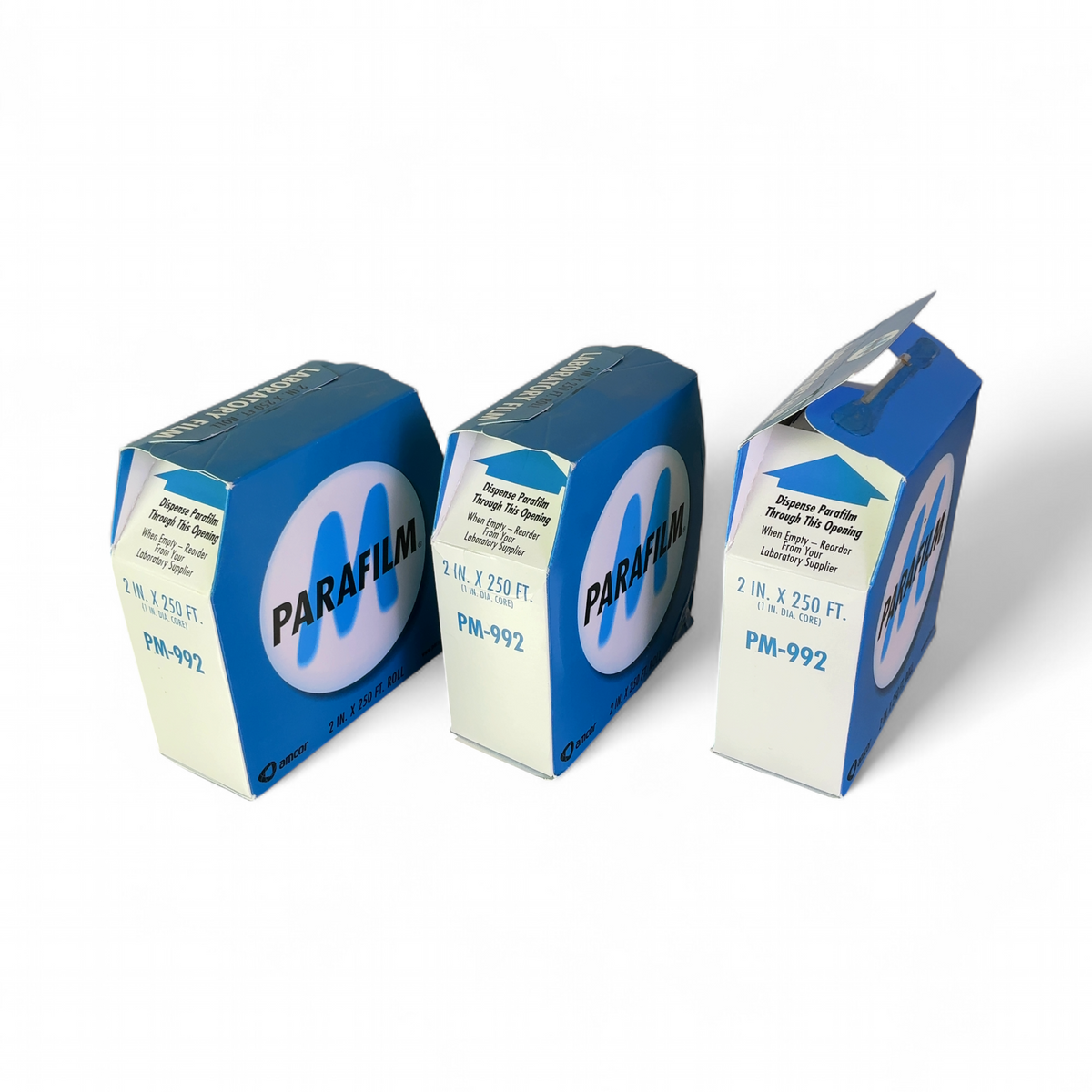 NEW Amcor 3x 2”x250ft Parafilm M Rolls PM-992; 3x Rolls of Laboratory Film | Ships Fast from Mr. Scientific - Image 3