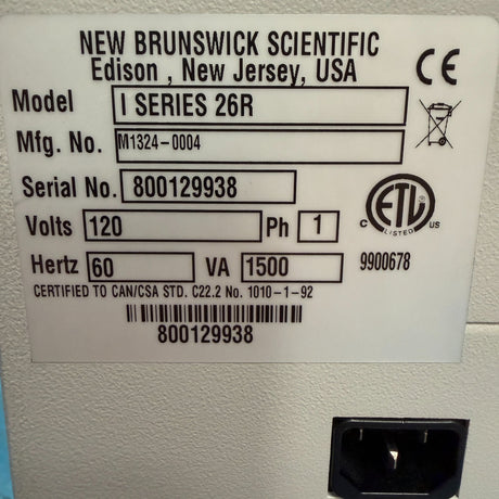 New Brunswick Scientific I26/I26R Stackable Incubator Shakers Eppendorf - Image 19