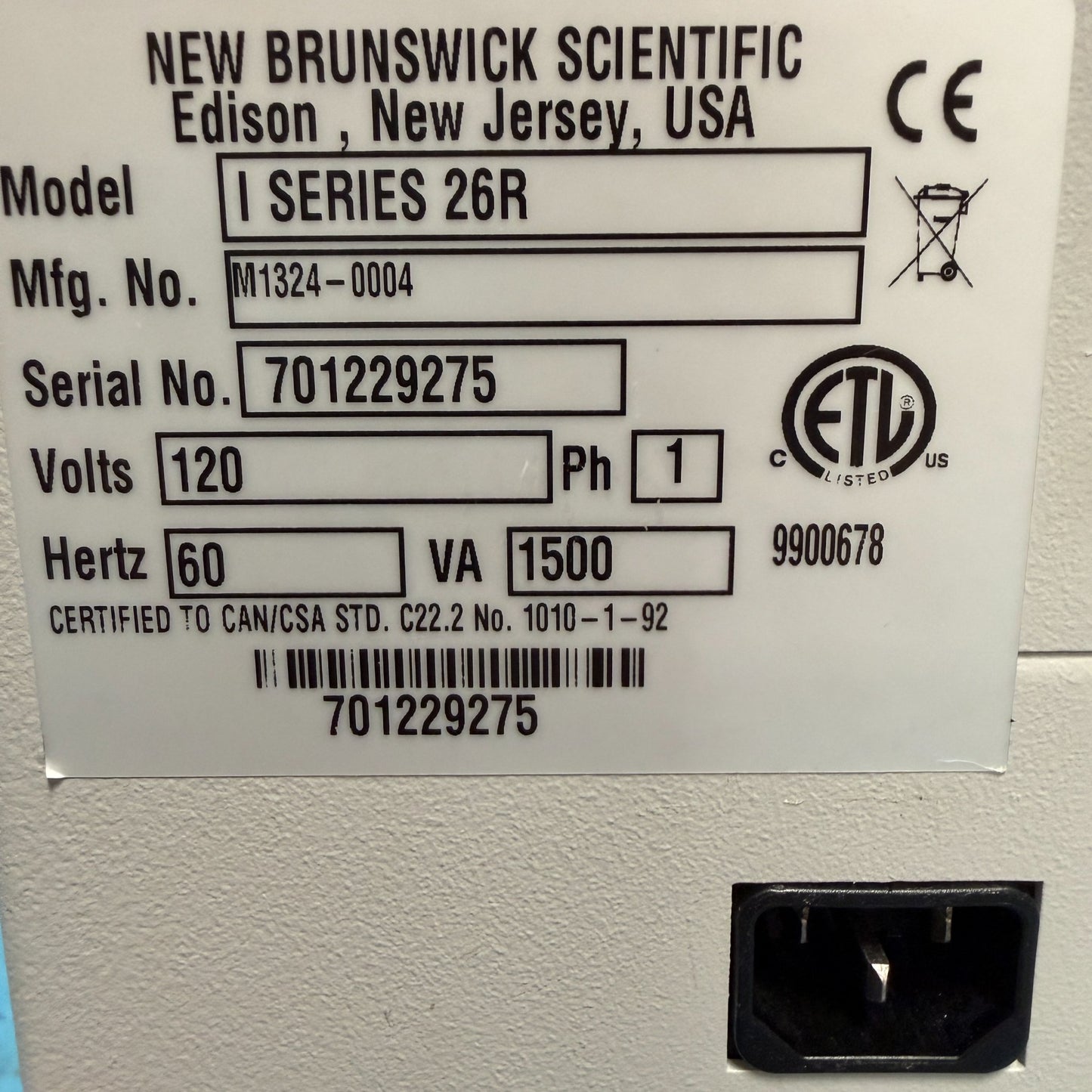 New Brunswick Scientific I26/I26R Stackable Incubator Shakers Eppendorf - Image 20