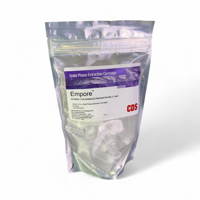 NEW CDS Empore C18 SD 10mm/6mL Solid Phase Extraction Cartridges 4315SD2-C18 - 30/Pk | Safe & Secure Shipping - Image 1