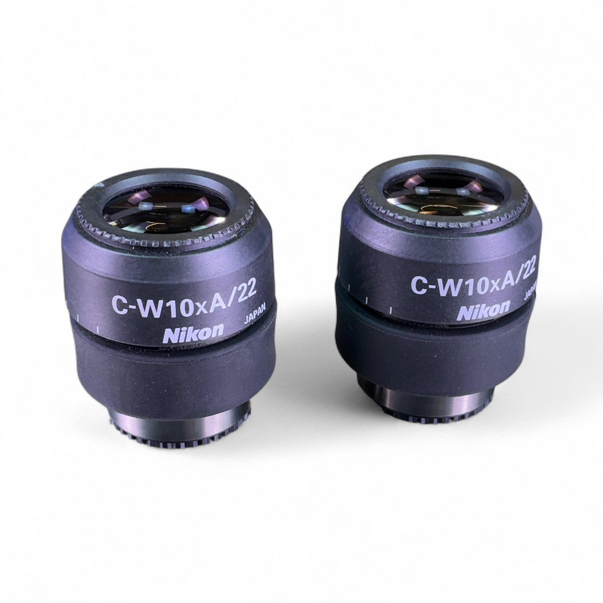 Nikon C-W10xA/22 Microscope Eyepiece Pair 10x Mag. 22mm FN (Best Offer!) | Order Direct and Save - Image 1