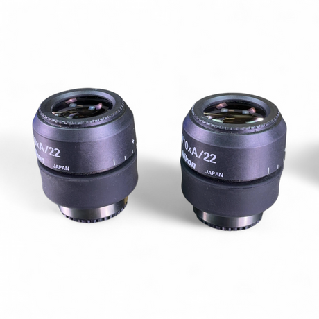 Nikon C-W10xA/22 Microscope Eyepiece Pair 10x Mag. 22mm FN (Best Offer!) | Order Direct and Save - Image 3