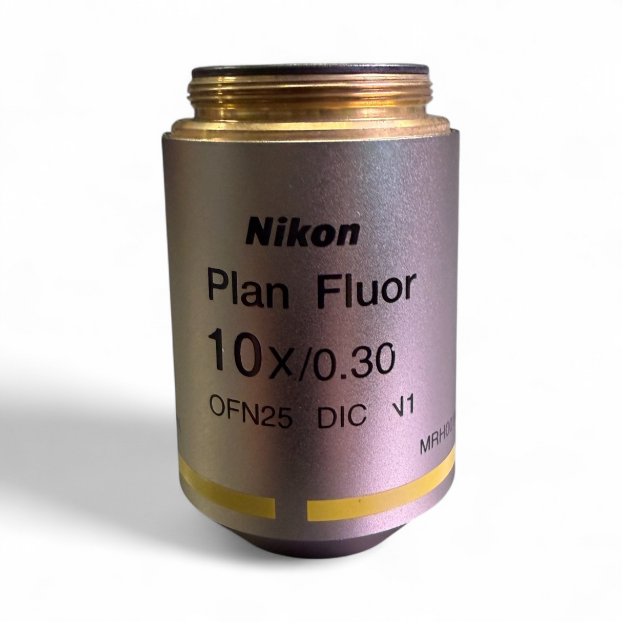 Nikon Plan Fluor 10x/0.30 ∞/0.17 WD 16 DIC N1 Microscope Objective MRH00105 - Image 1