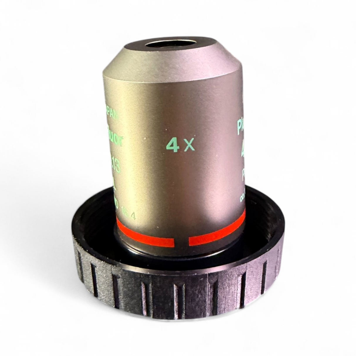 Nikon Plan Fluor 4x/0.13 PhL DL ∞/1.2 WD 16.4 Objective Lens - Image 3