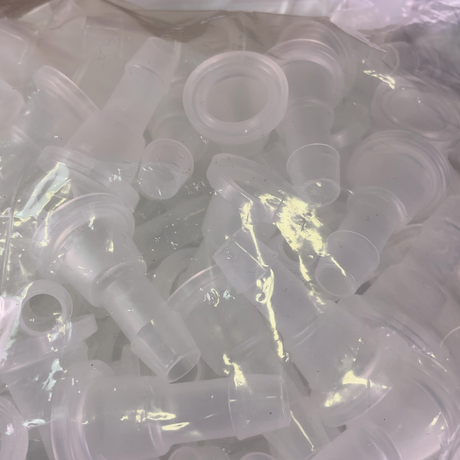 Nordson Medical Mini Flange to 600 Series Barb Sanitary Fittings SFMN670-6005, 600/cs (BO!) | Safe & Secure Shipping - Image 4