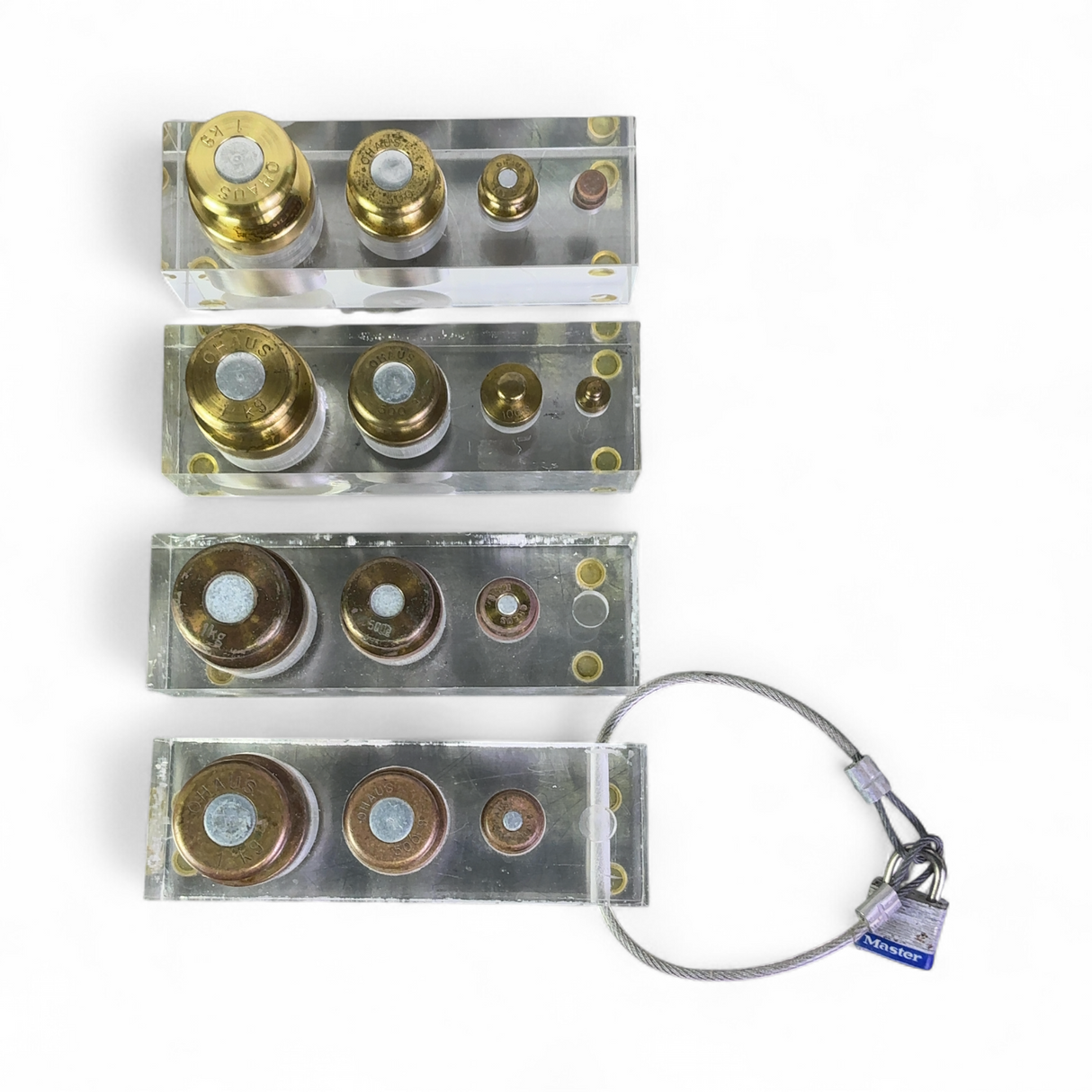 Ohaus 4x Sets of Assorted Calibration Weights; 1kg, 500, 100g Weight Sets | Ships Fast from Mr. Scientific - Image 2