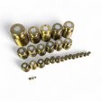Ohaus Brass Precision Calibration Weight Lot; 1kg to 1mg (BO!) | Order Direct and Save - Image 1
