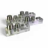 Ohaus Calibration Weight Set in Acrylic Stands 1kg 500g 100g 20g Lot of 4 | Ships Fast from Mr. Scientific - Image 1