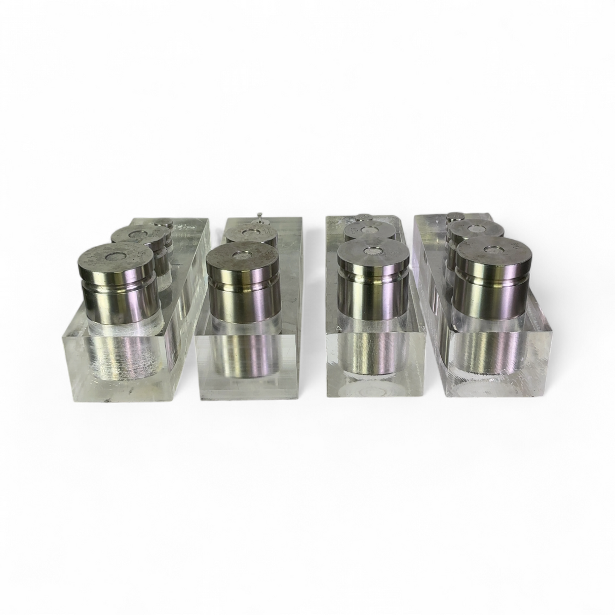 Ohaus Calibration Weight Set in Acrylic Stands 1kg 500g 100g 20g Lot of 4 | Ships Fast from Mr. Scientific - Image 12