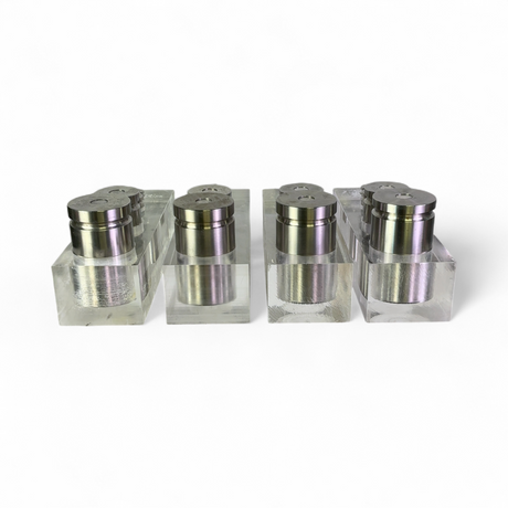 Ohaus Calibration Weight Set in Acrylic Stands 1kg 500g 100g 20g Lot of 4 | Ships Fast from Mr. Scientific - Image 2