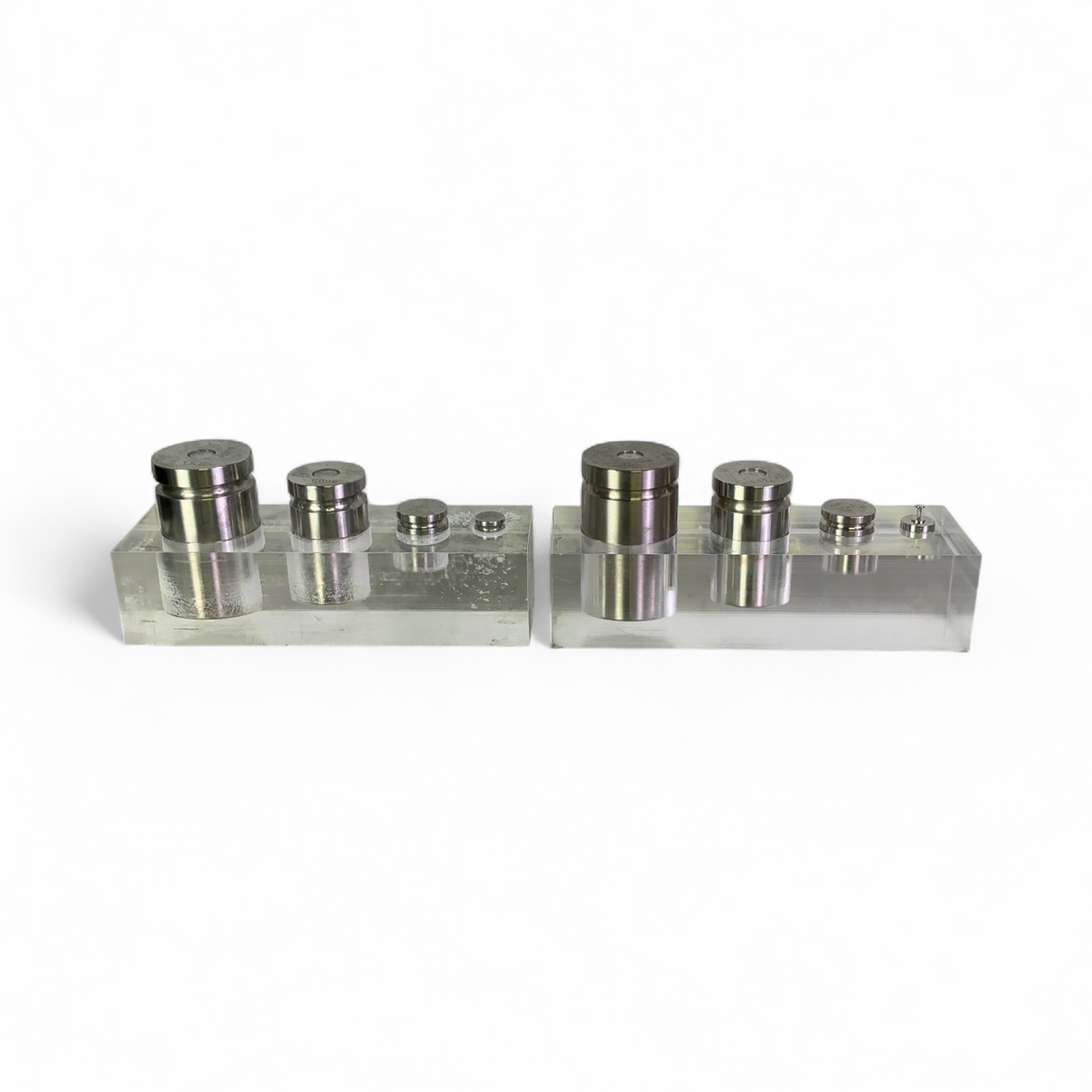 Ohaus Calibration Weight Set in Acrylic Stands 1kg 500g 100g 20g Lot of 4 | Ships Fast from Mr. Scientific - Image 4