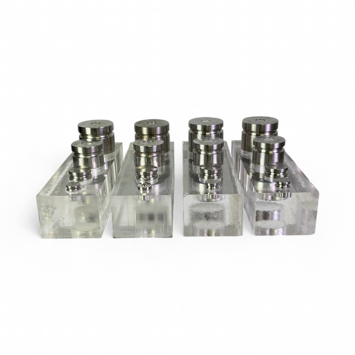 Ohaus Calibration Weight Set in Acrylic Stands 1kg 500g 100g 20g Lot of 4 | Ships Fast from Mr. Scientific - Image 7