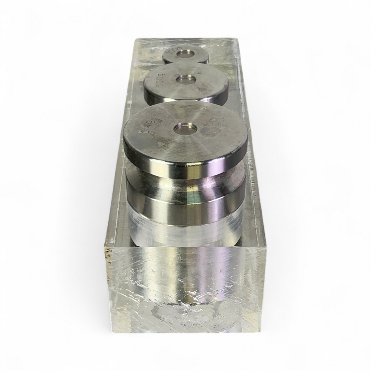 Ohaus Calibration Weight Set with Acrylic Stand 1kg 500g 100g Lot of 3 | Order Direct and Save - Image 5