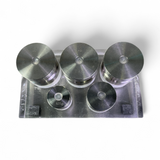 Ohaus Stainless Steel Calibration Weight Set; 3x2kg, 1kg, 500g | Mr. Scientific - Image 2