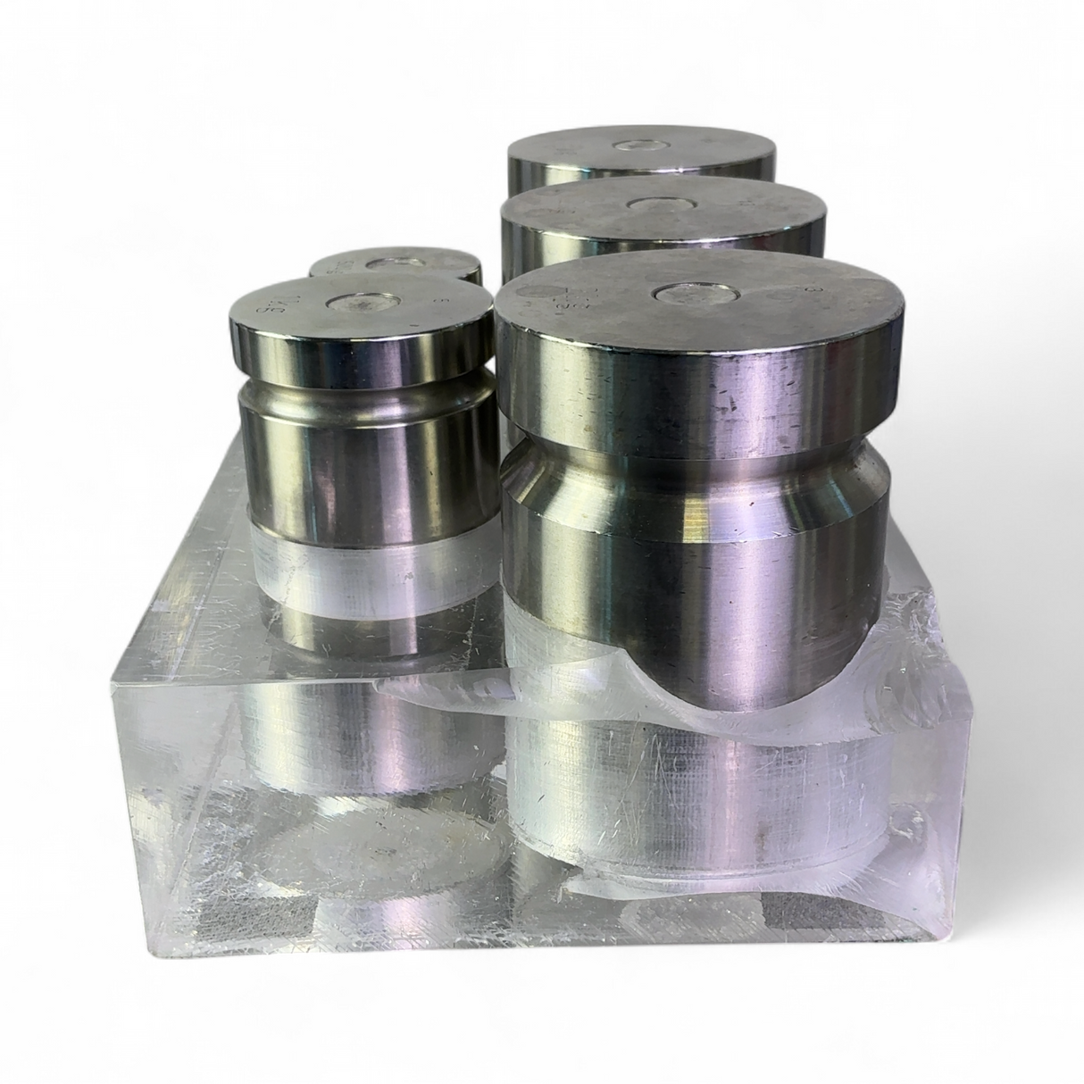 Ohaus Stainless Steel Calibration Weight Set; 3x2kg, 1kg, 500g | Mr. Scientific - Image 4