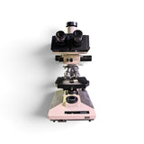 Olympus BH-2 BHS 5-Headed Teaching Microscope w/ DPlan Objectives, AmScope MD35 - Image 10