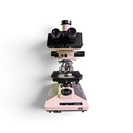 Olympus BH-2 BHS 5-Headed Teaching Microscope w/ DPlan Objectives, AmScope MD35 - Image 10
