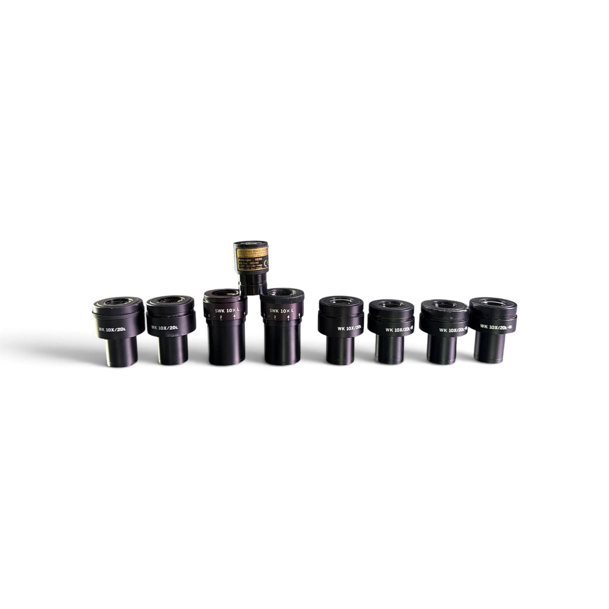 Olympus BH-2 BHS 5-Headed Teaching Microscope w/ DPlan Objectives, AmScope MD35 - Image 19