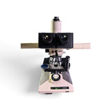 Olympus BH-2 BHS 5-Headed Teaching Microscope w/ DPlan Objectives, AmScope MD35 - Image 5