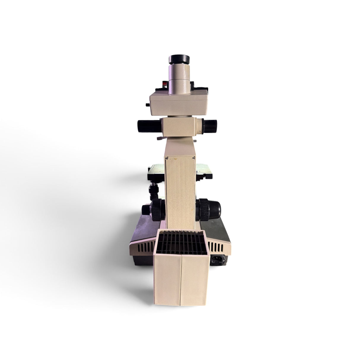 Olympus BH-2 BHS 5-Headed Teaching Microscope w/ DPlan Objectives, AmScope MD35 - Image 9