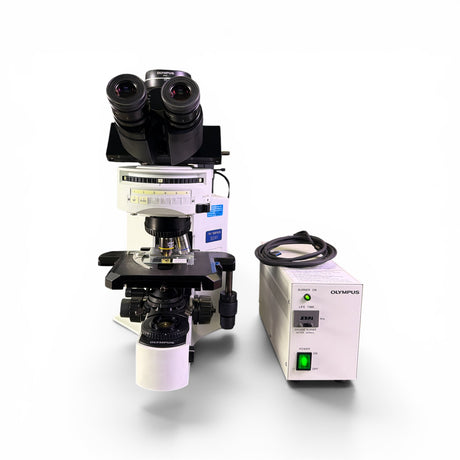 Olympus BX41TF Fluorescence Microscope w/ DP27 Camera, Filters, Objectives - Image 2