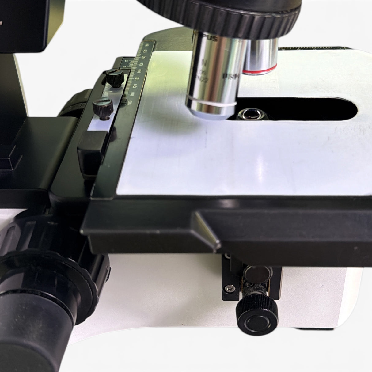 Olympus BX45TF Microscope w/ U-TTBI Ergo Tilting Binocular Head & Objectives - Image 10