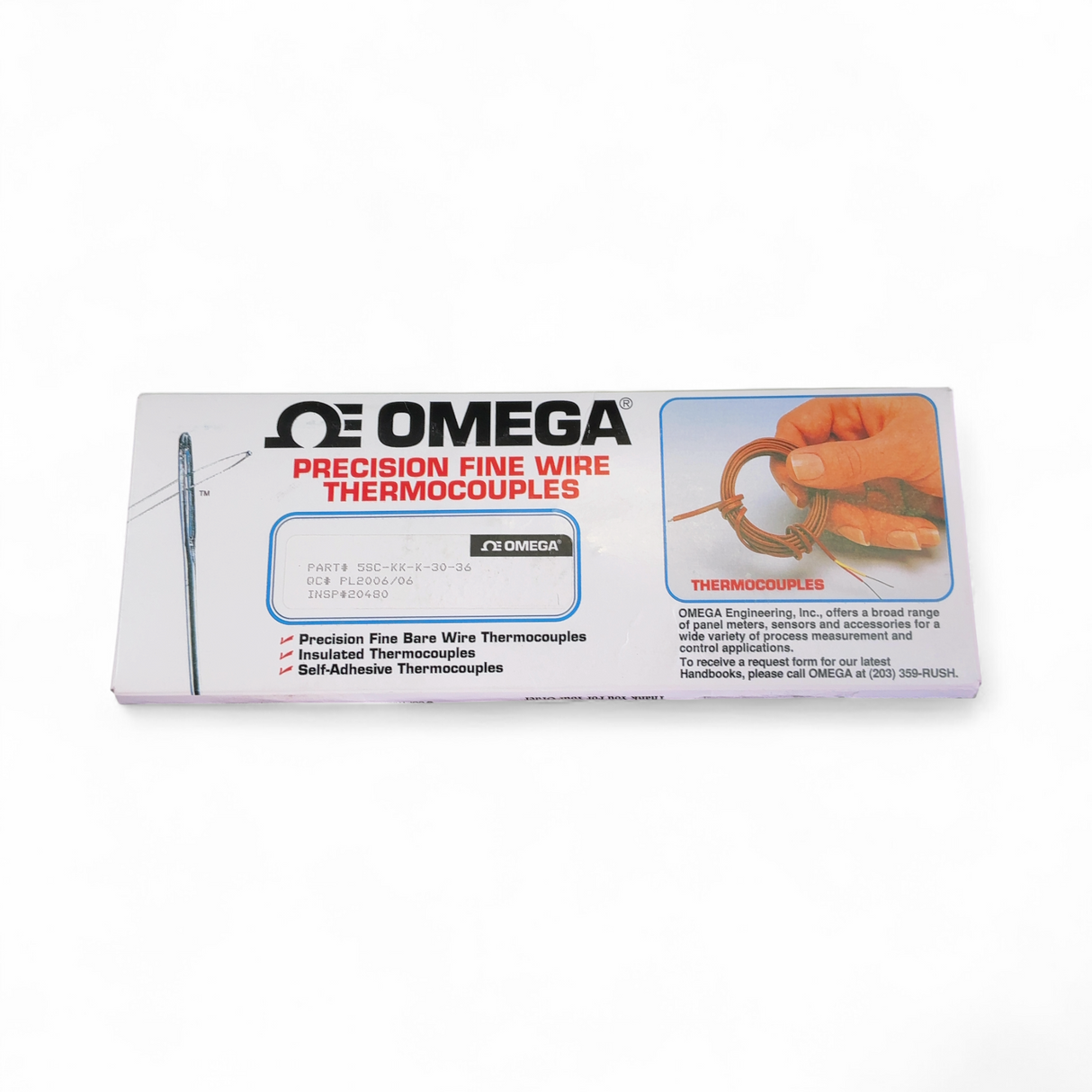 Omega Assorted Precision Fine Wire Thermocouples 4x 5SC-KK-K-30-36, 7x 5SC-TT-K-36-36 (BO!) | Ships Fast from Mr. Scientific - Image 3