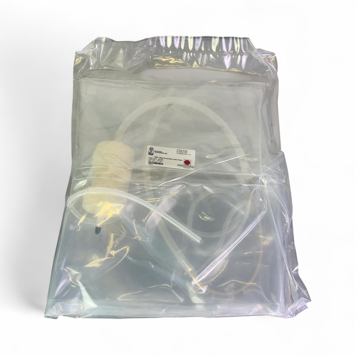 Optimum Processing Inc 200L BioProcess Bag Assembly with Filter - 6x Units 43470 | Safe & Secure Shipping - Image 2