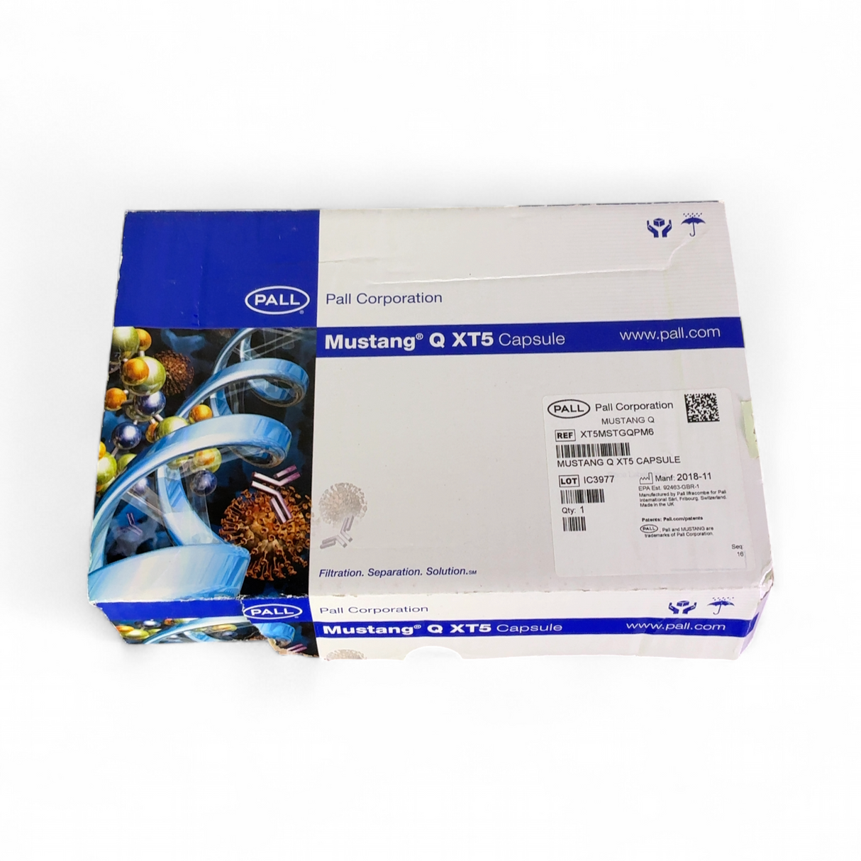 Pall Corporation XT5MSTGQPM6 Mustang Q XT5 Chromatography Capsule (Best Offer!) | Safe & Secure Shipping - Image 1