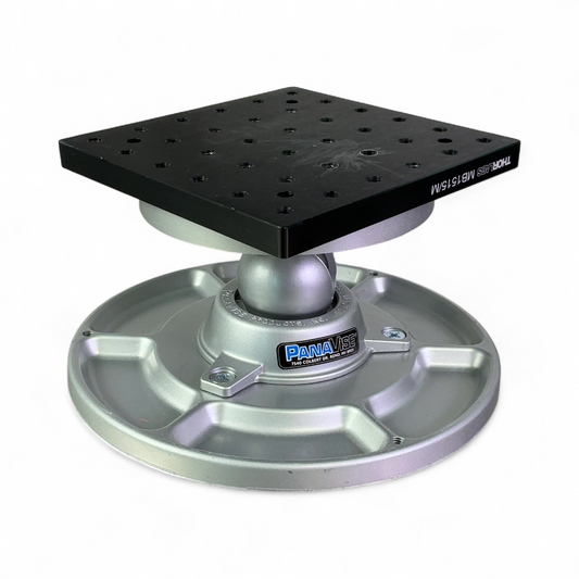 PanaVise and Thorlabs Adjustable Swivel Vise with Optical Breadboard MB1515/M | Mr. Scientific - Image 1