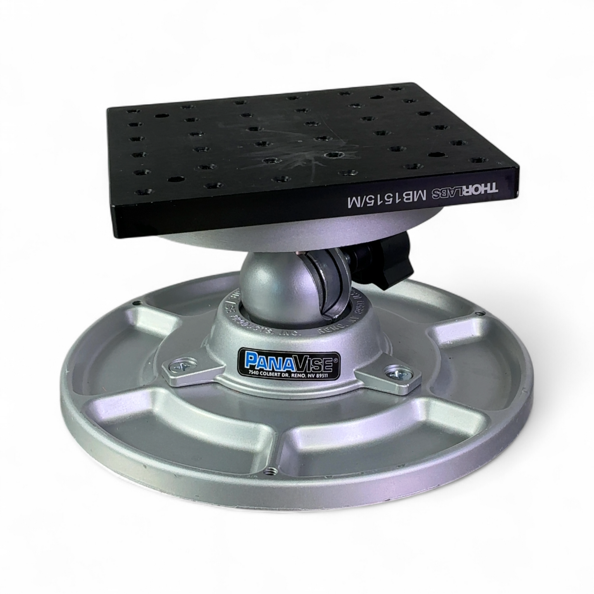 PanaVise and Thorlabs Adjustable Swivel Vise with Optical Breadboard MB1515/M | Mr. Scientific - Image 2