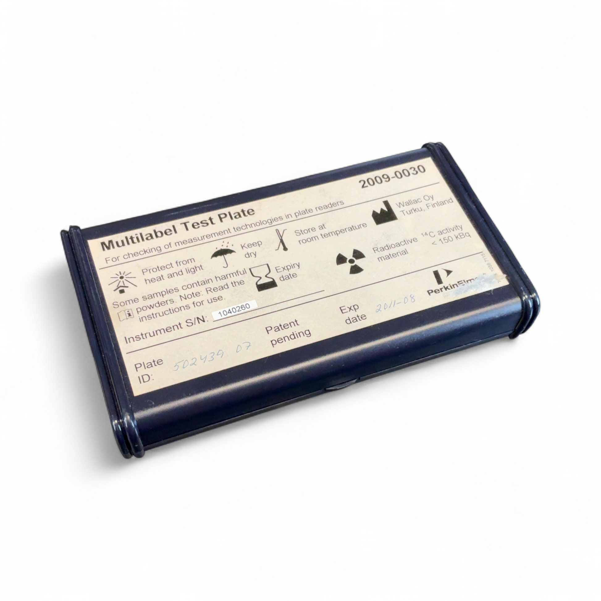 PerkinElmer Multilabel Test Plate 2009-0030 Legacy Calibration Standard (Best Offer!) | Order Direct and Save - Image 1