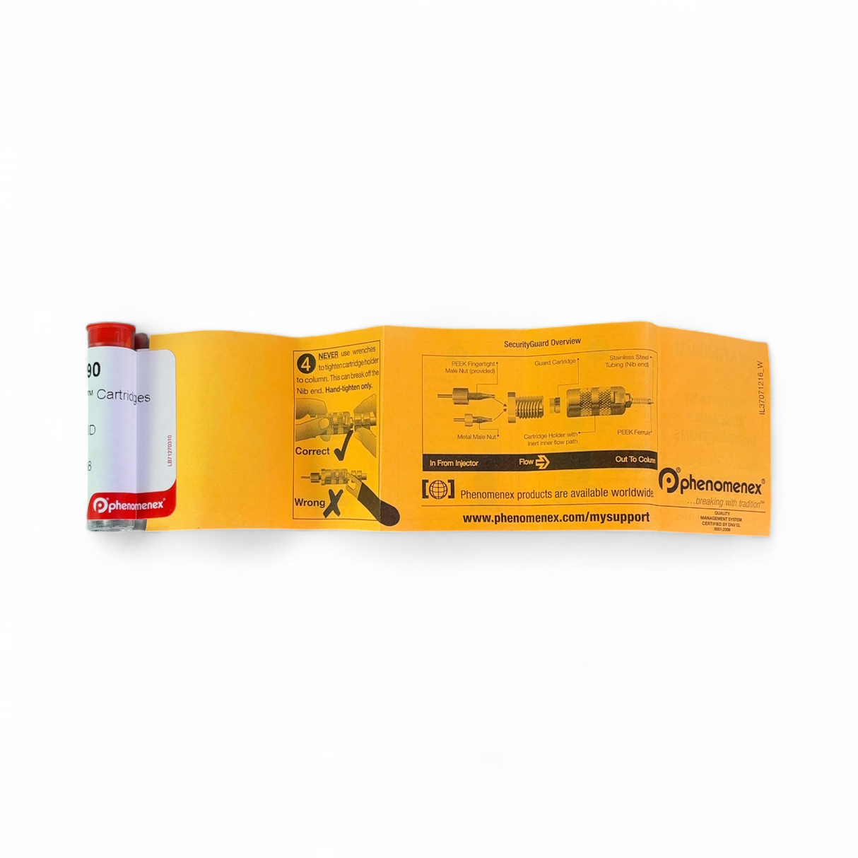 Phenomenex AJ0-4290 SecurityGuard Cartridges C8 4 X 3.0mm NEW OPEN BOX | Ships Fast from Mr. Scientific - Image 2