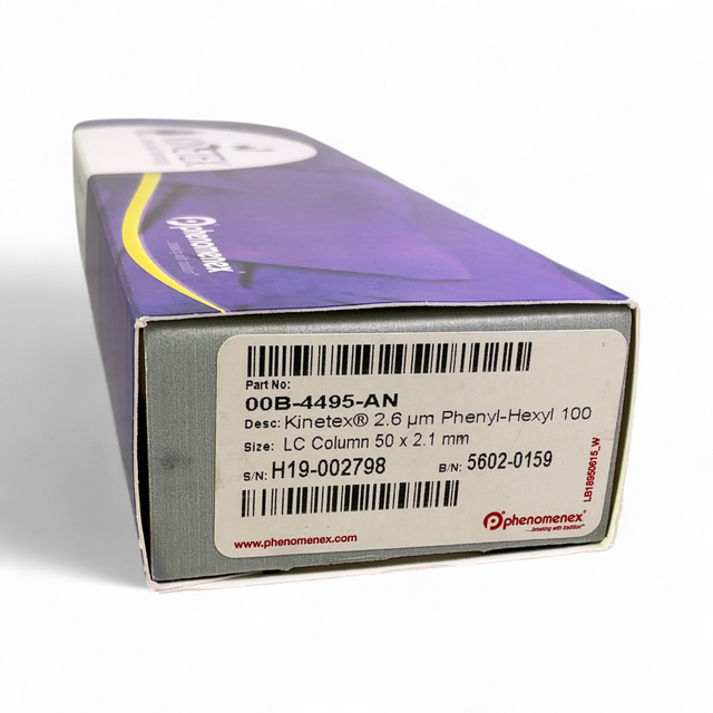 Phenomenex Kinetex 2.6 µm Phenyl-Hexyl 100 Å LC Column, 50 x 2.1 mm, 00B-4495-AN - Image 1