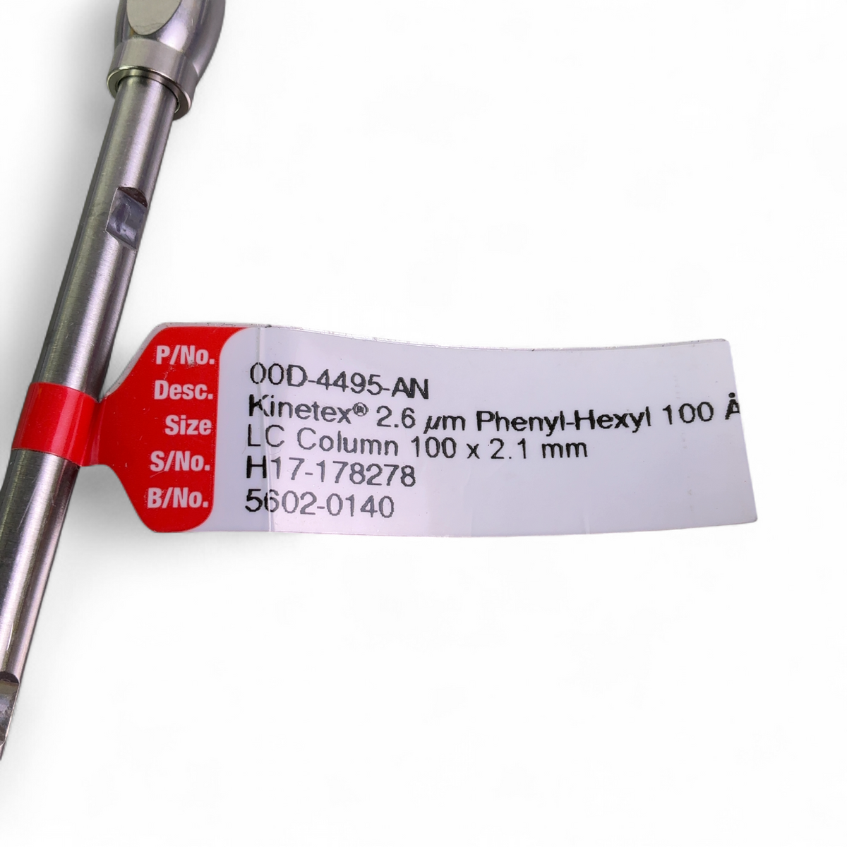 Phenomenex Kinetex 2.6µm Phenyl-Hexyl 100Å LC Column, 100 x 2.1mm, 00D-4495-AN - Image 8