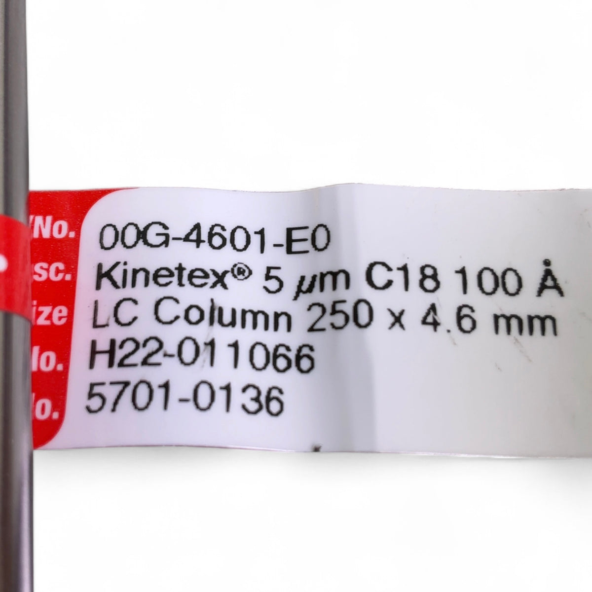 Phenomenex Kinetex 5µm C18 100Å LC Column, 250 x 4.6 mm, 00G-4601-E0 - Image 8