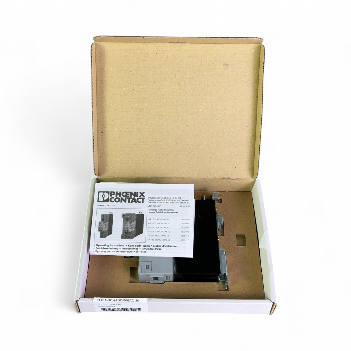 Phoenix Contact Single Phase Solid State Contactor ELR 1-SC-24DC/600AC-20 | Ships Fast from Mr. Scientific - Image 4