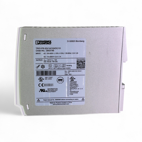 Phoenix Contact Trio Power Primary Power Supply 2903149 TRIO-PS-2G/1AC/24DC/10 | Safe & Secure Shipping - Image 5