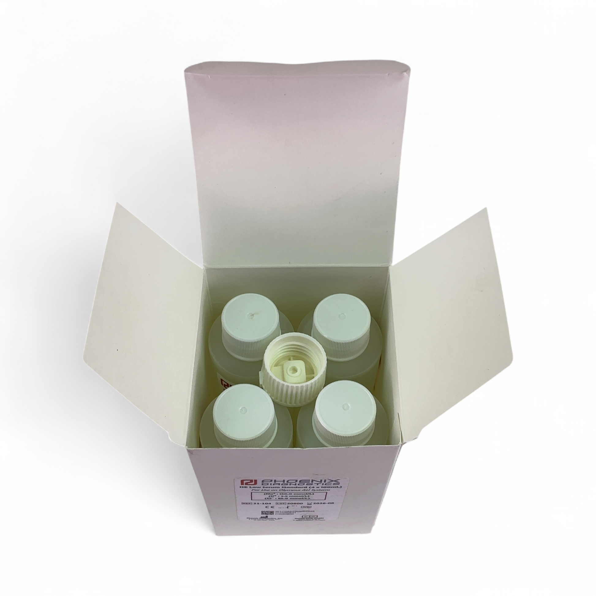 Phoenix Diagnostics ISE Low Serum Standard (16 Bottles of 100mL) 21-104 (Best Offer!) | Safe & Secure Shipping - Image 3