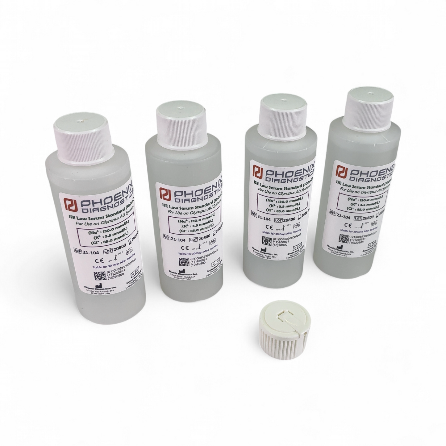 Phoenix Diagnostics ISE Low Serum Standard (16 Bottles of 100mL) 21-104 (Best Offer!) | Safe & Secure Shipping - Image 4