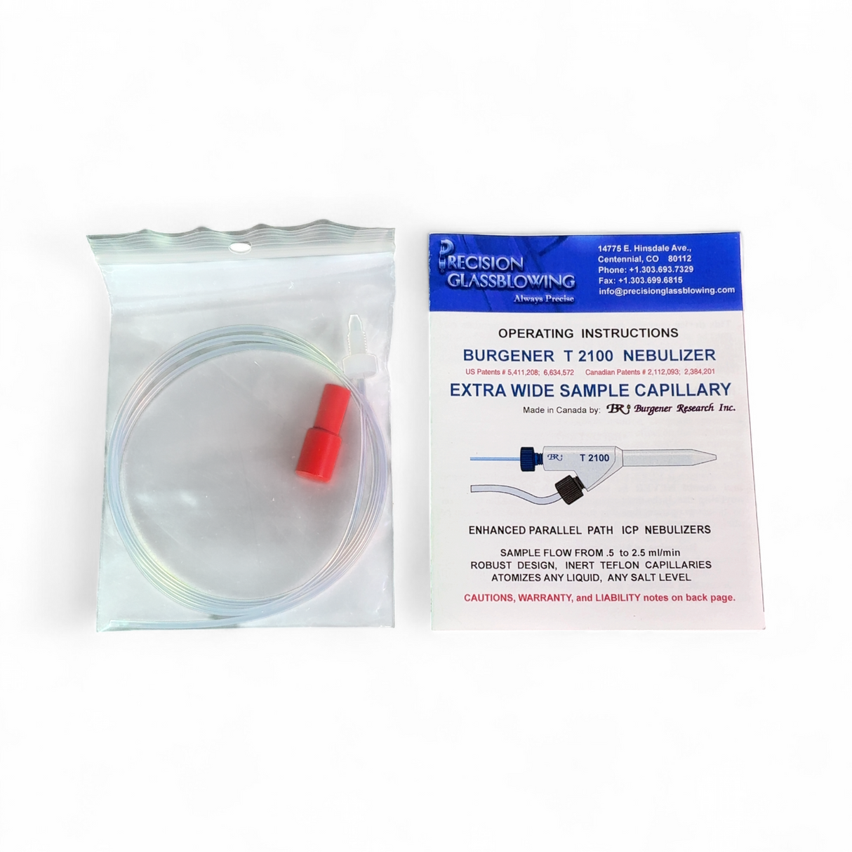 Precision Glassblowing T 2100 Enhanced Parallel Path ICP Burgener (Best Offer!) | Order Direct and Save - Image 3