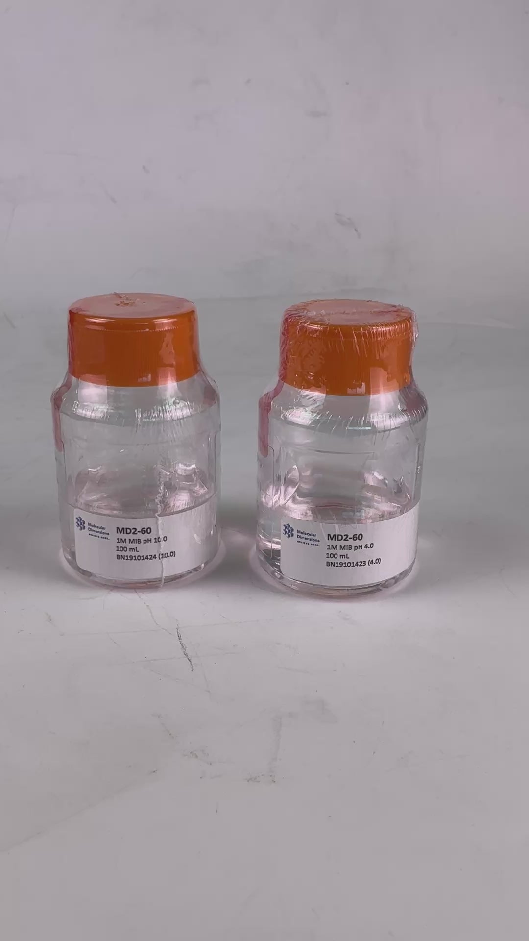 Molecular Dimensions 1M MIB pH 4.0 & pH 10.0 MD2-60 100mL/Bottle Lab Buffer (BO!) | Ships Fast from Mr. Scientific